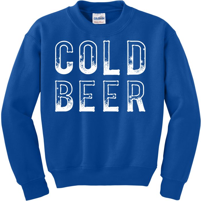 Ice Cold Beer Kids Sweatshirt