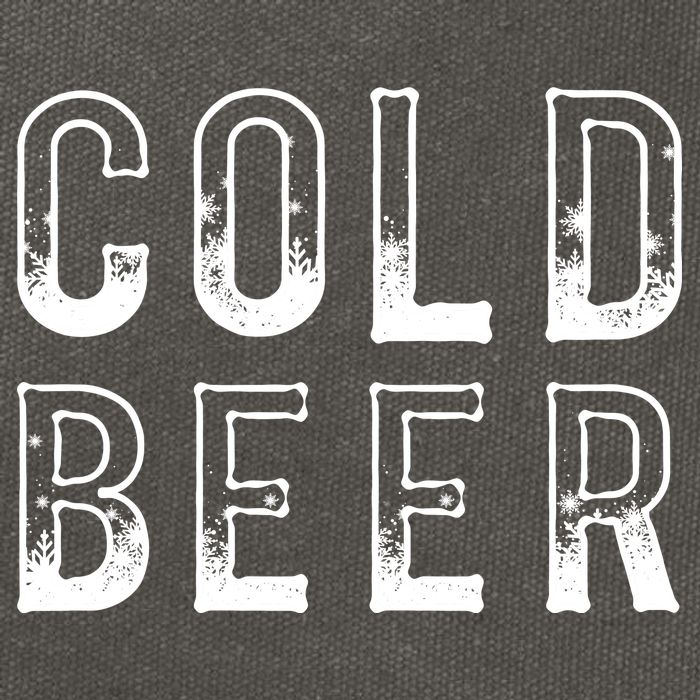 Ice Cold Beer Cotton Canvas Backpack