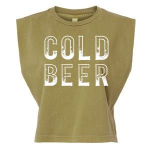 Ice Cold Beer Garment-Dyed Women's Muscle Tee