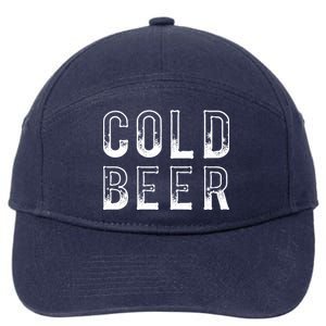 Ice Cold Beer 7-Panel Snapback Hat