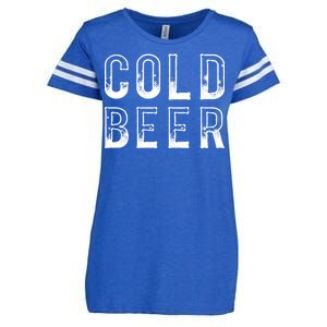 Ice Cold Beer Enza Ladies Jersey Football T-Shirt