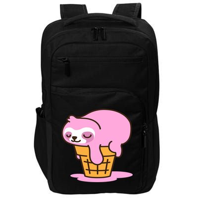 Ice Cream Sloth Cute Impact Tech Backpack