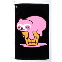 Ice Cream Sloth Cute Golf Towel