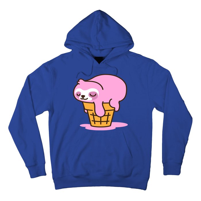 Ice Cream Sloth Cute Hoodie