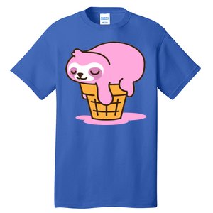 Ice Cream Sloth Cute Tall T-Shirt