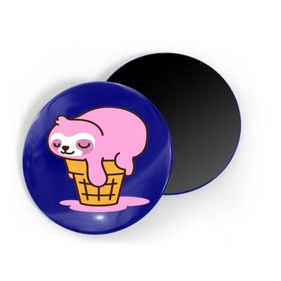 Ice Cream Sloth Cute Magnet