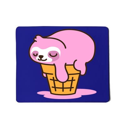 Ice Cream Sloth Cute Mousepad