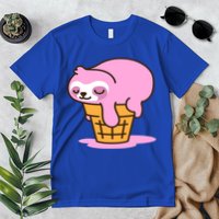 Ice Cream Sloth Cute Premium T-Shirt
