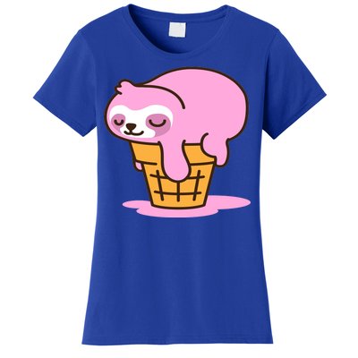 Ice Cream Sloth Cute Women's T-Shirt