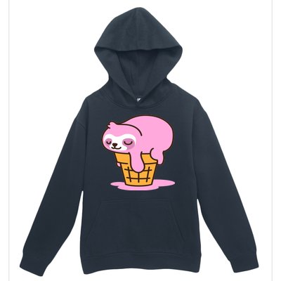 Ice Cream Sloth Cute Urban Pullover Hoodie