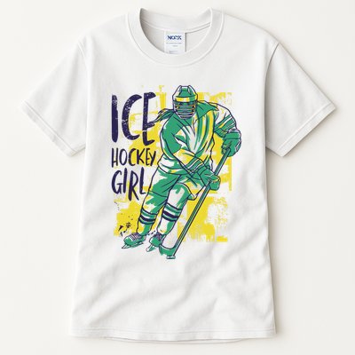 Ice Hockey Girl Tall T-Shirt