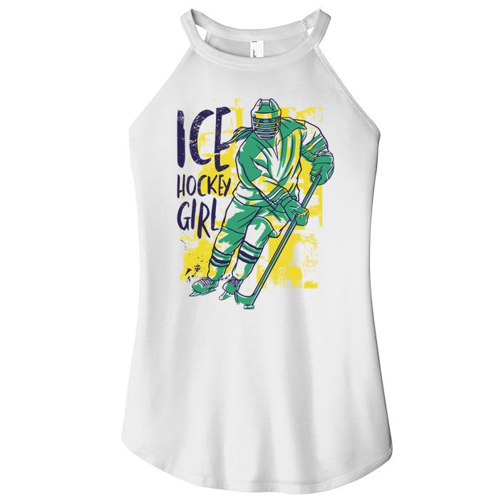 Ice Hockey Girl Women's Perfect Tri Rocker Tank