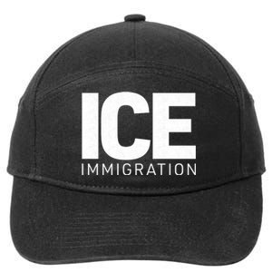 ICE Immigration 7-Panel Snapback Hat