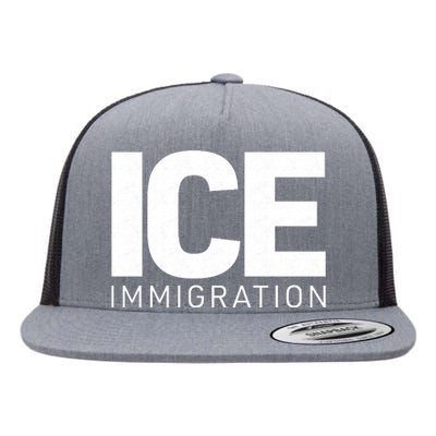 ICE Immigration Flat Bill Trucker Hat