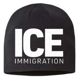 ICE Immigration Sustainable Beanie