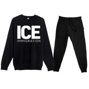 ICE Immigration Premium Crewneck Sweatsuit Set