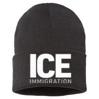 ICE Immigration Sustainable Knit Beanie