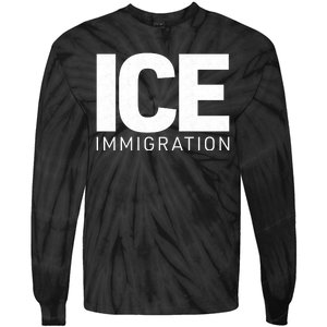 ICE Immigration Tie-Dye Long Sleeve Shirt