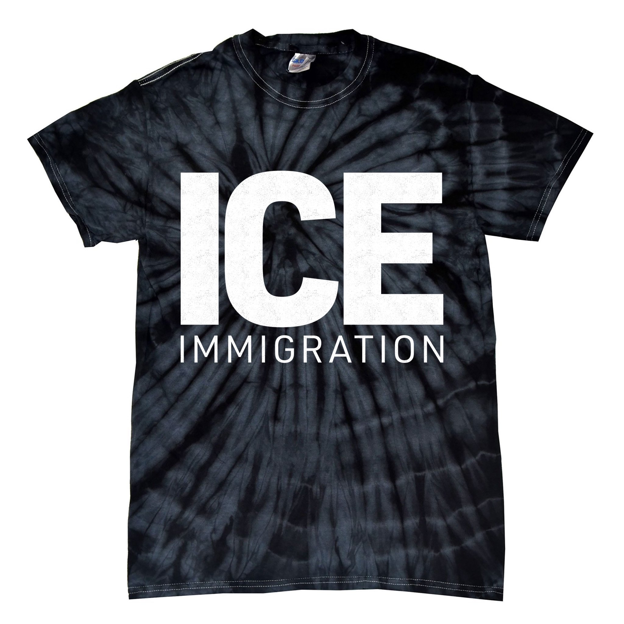ICE Immigration Tie-Dye T-Shirt