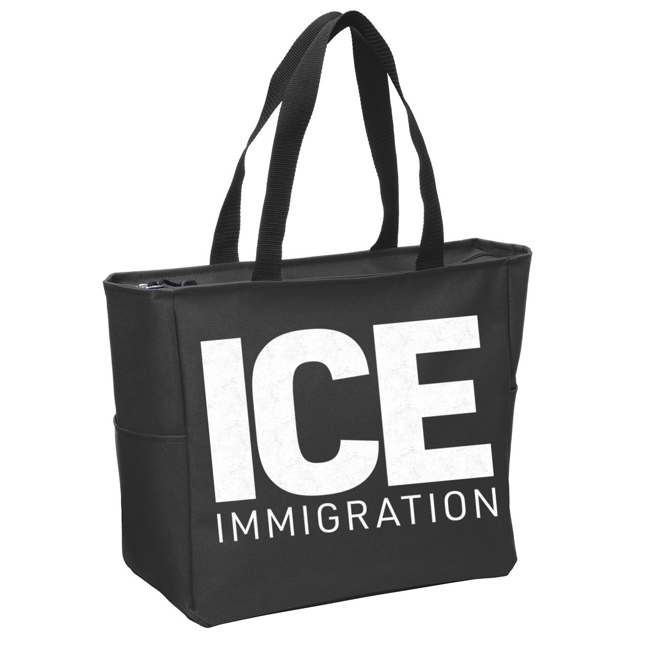 ICE Immigration Zip Tote Bag