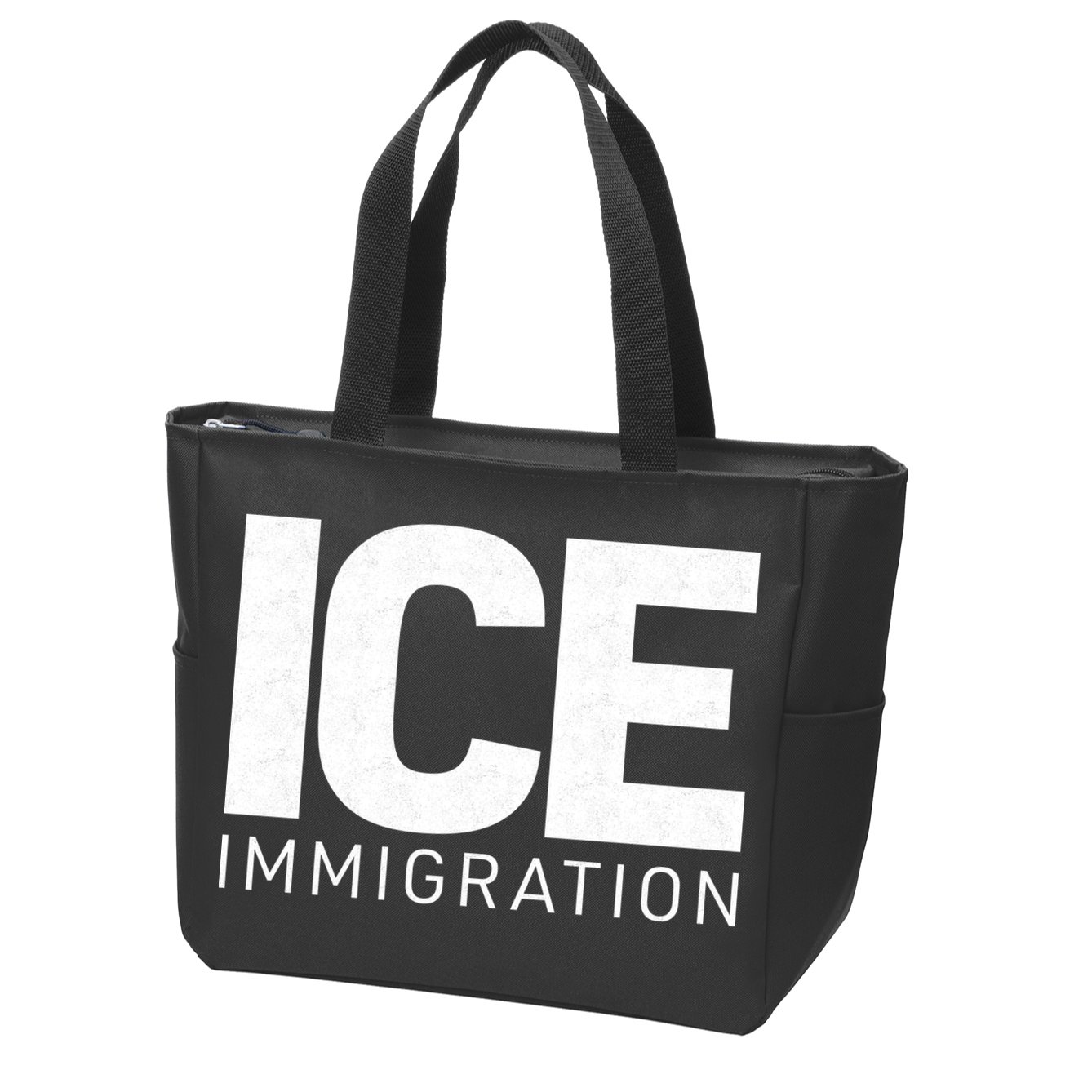 ICE Immigration Zip Tote Bag