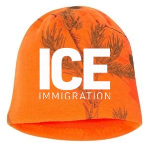 ICE Immigration Kati - Camo Knit Beanie