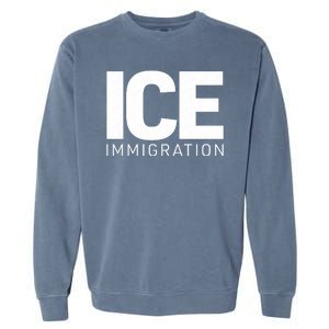 ICE Immigration Garment-Dyed Sweatshirt