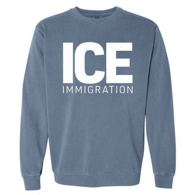 ICE Immigration Garment-Dyed Sweatshirt