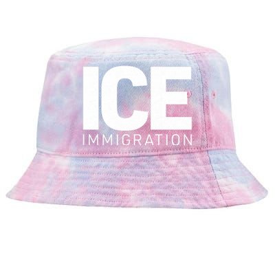 ICE Immigration Tie-Dyed Bucket Hat