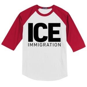 ICE Immigration Kids Colorblock Raglan Jersey