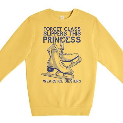 Ice Skating Princess Premium Crewneck Sweatshirt