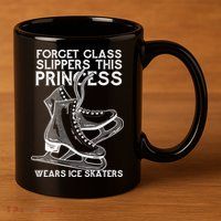 Ice Skating Princess 11oz C Handle Ceramic Mug