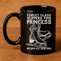 Ice Skating Princess 11oz C Handle Ceramic Mug