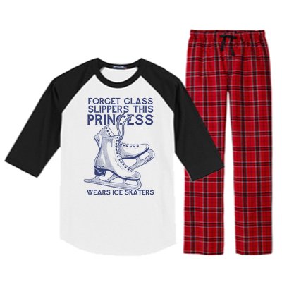 Ice Skating Princess Raglan Sleeve Pajama Set