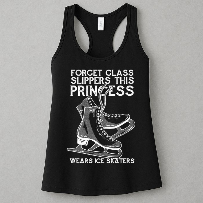Ice Skating Princess Womens Tank Top