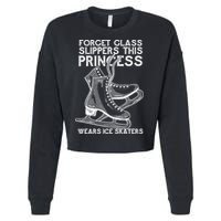 Ice Skating Princess Cropped Pullover Crew