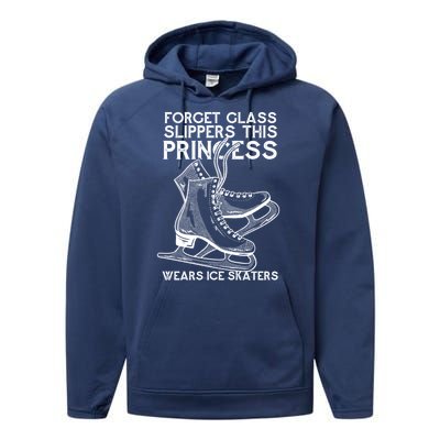 Ice Skating Princess Performance Fleece Hoodie