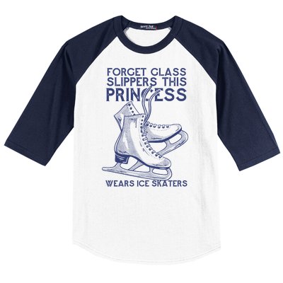 Ice Skating Princess Baseball Sleeve Shirt