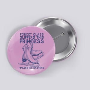 Ice Skating Princess Button