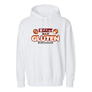 I Cant Eat Gluten It Makes My Tummy Hurt Garment-Dyed Fleece Hoodie