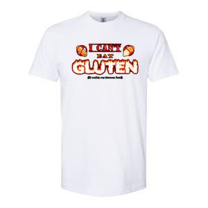 I Cant Eat Gluten It Makes My Tummy Hurt Softstyle CVC T-Shirt