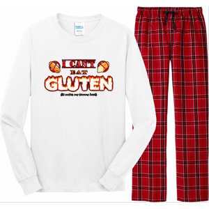 I Cant Eat Gluten It Makes My Tummy Hurt Long Sleeve Pajama Set