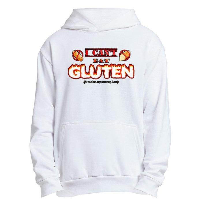 I Cant Eat Gluten It Makes My Tummy Hurt Urban Pullover Hoodie