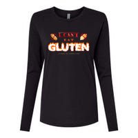 I Cant Eat Gluten It Makes My Tummy Hurt Womens Cotton Relaxed Long Sleeve T-Shirt