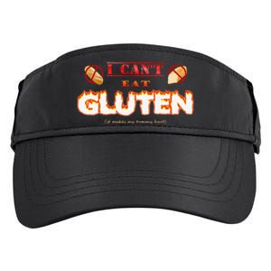 I Cant Eat Gluten It Makes My Tummy Hurt Adult Drive Performance Visor