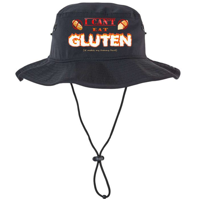 I Cant Eat Gluten It Makes My Tummy Hurt Legacy Cool Fit Booney Bucket Hat