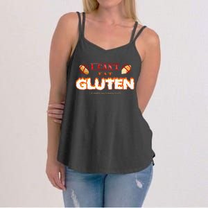 I Cant Eat Gluten It Makes My Tummy Hurt Women's Strappy Tank