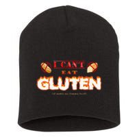 I Cant Eat Gluten It Makes My Tummy Hurt Short Acrylic Beanie