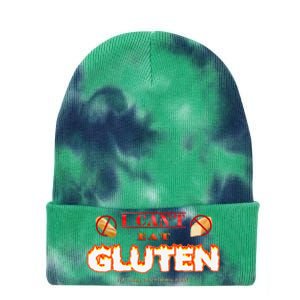 I Cant Eat Gluten It Makes My Tummy Hurt Tie Dye 12in Knit Beanie