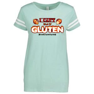 I CanT Eat Gluten It Makes My Tummy Hurt Enza Ladies Jersey Football T-Shirt